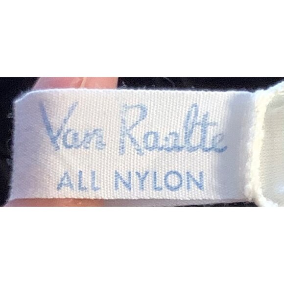 VTG Van Raalte White Nightgown Slip Dress Womens 36 (Sm)  Lingerie Coquette - Picture 6 of 7